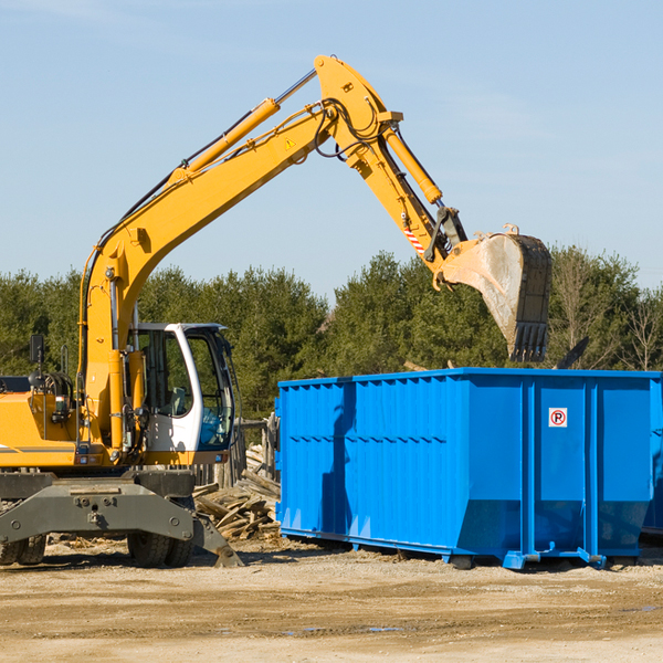 what are the rental fees for a residential dumpster in Baneberry Tennessee